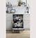 Alt View 39. Café - 24" Top Control Tall Tub Built-In Dishwasher with Stainless Steel Tub, Customizable - Stainless steel.