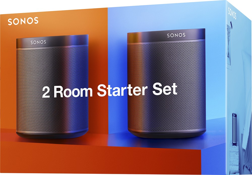 Best Buy: SONOS PLAY:1 2-Room Wireless Speaker Starter Set (Pair 