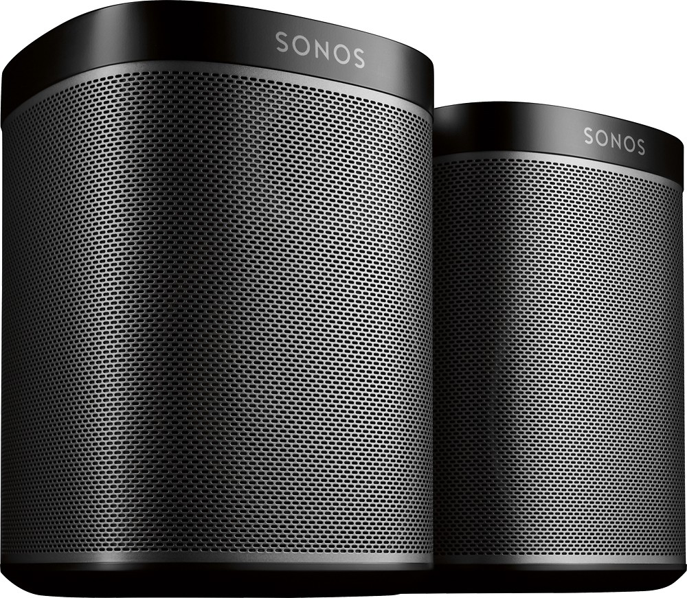 Buy: SONOS PLAY:1 Wireless Speaker Starter Set (Pair) Black BPLY1US1BLKHB