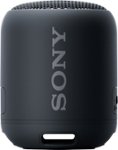 Front. Sony - SRS-XB12 Portable Bluetooth Speaker - Black.