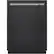 Front. Café - 24" Top Control Tall Tub Built-In Dishwasher with Stainless Steel Tub, Customizable - Matte Black.