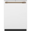 Café - 24" Top Control Tall Tub Built-In Dishwasher with Stainless Steel Tub, Customizable - Matte White