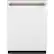 Front. Café - 24" Top Control Tall Tub Built-In Dishwasher with Stainless Steel Tub, Customizable - Matte White.