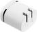 Alt View 11. Just Wireless - Power Adapter - White.