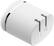 Alt View 11. Just Wireless - Power Adapter - White.