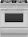 Alt View 11. Fisher & Paykel - Classic Series 3.5 Cu. Ft. Freestanding Gas True Convection Range - Brushed Stainless Steel/Black Glass.