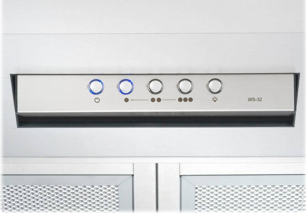 Alt View 11. Windster Hoods - 30" Externally Vented Range Hood - Stainless steel.