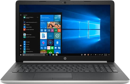 HP - 15.6" Touch-Screen Laptop - AMD Ryzen 5 - 8GB Memory - 128GB Solid State Drive - Ash Silver Keyboard Frame, Natural Silver - Front_Zoom. 1 of 6 . Swipe left for next.