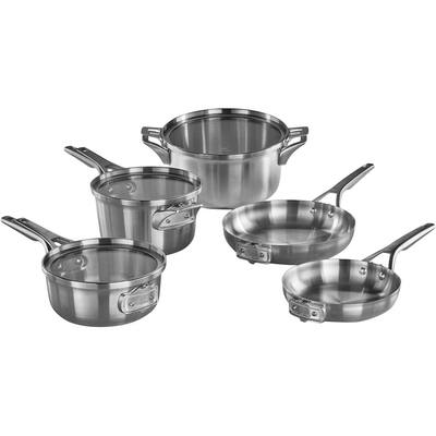 Calphalon Premier 8-Piece Cookware Set Stainless steel 2010604 - Best Buy