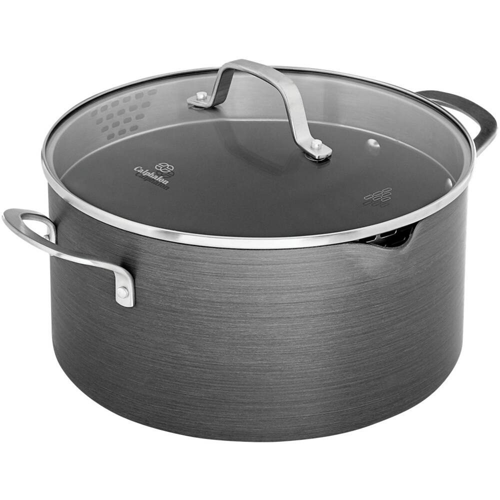 Calphalon Classic 7Quart Covered Dutch Oven Black 1932451 Best Buy
