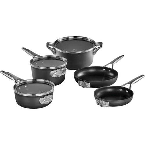 UPC 016853071104 product image for Calphalon - Premier 8-Piece Cookware Set - Black | upcitemdb.com