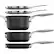 Alt View 12. Calphalon - Premier 8-Piece Cookware Set - Black.