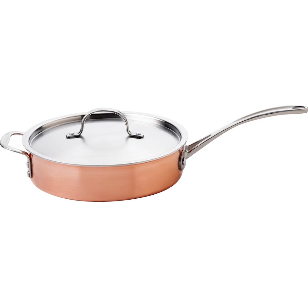 Calphalon ~ 7 Tri Ply 1.5 Qt ~ Copper & Stainless Steel Heavy Sauce Pan ~  87012 - Helia Beer Co