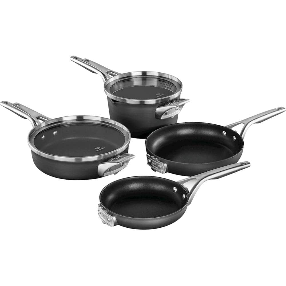 Best Buy: Calphalon Premier 6-Piece Cookware Set Black 2010651