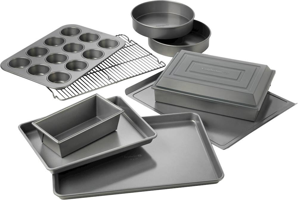 Angle View: Calphalon Nonstick Bakeware Set, 10 Piece