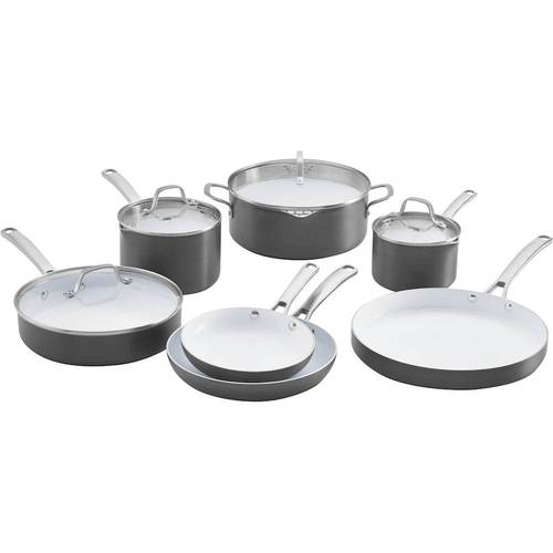 UPC 016853062775 product image for Calphalon - Classic 11-Piece Cookware Set - Black | upcitemdb.com