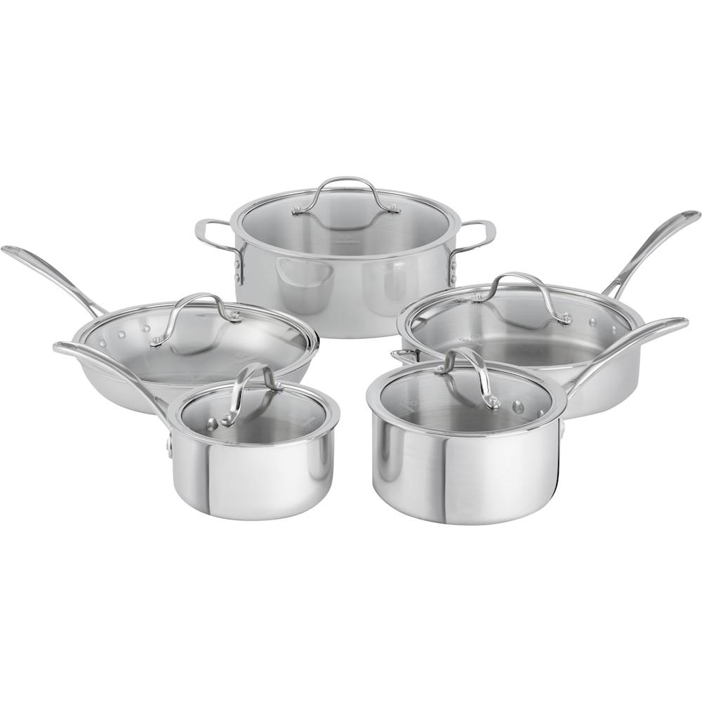 Best Buy: Calphalon Tri-Ply 10-Piece Cookware Set Stainless Steel