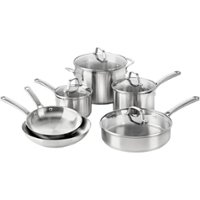 Calphalon - Classic 10-Piece Cookware Set - Stainless Steel - Angle_Zoom