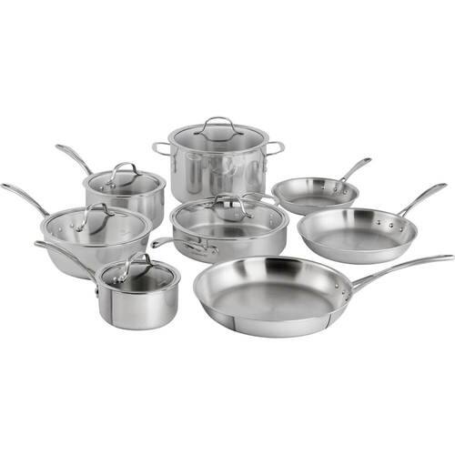 UPC 016853043767 product image for Calphalon - Tri-Ply 13-Piece Cookware Set - Stainless Steel | upcitemdb.com