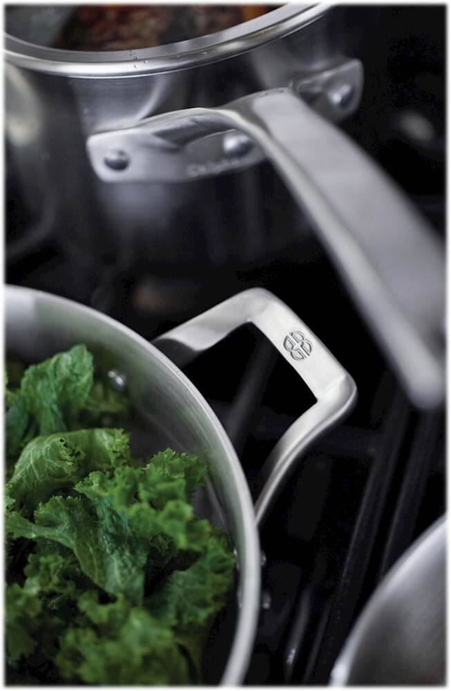 Alt View 14. Calphalon - Signature 10-Piece Cookware Set - Stainless Steel.