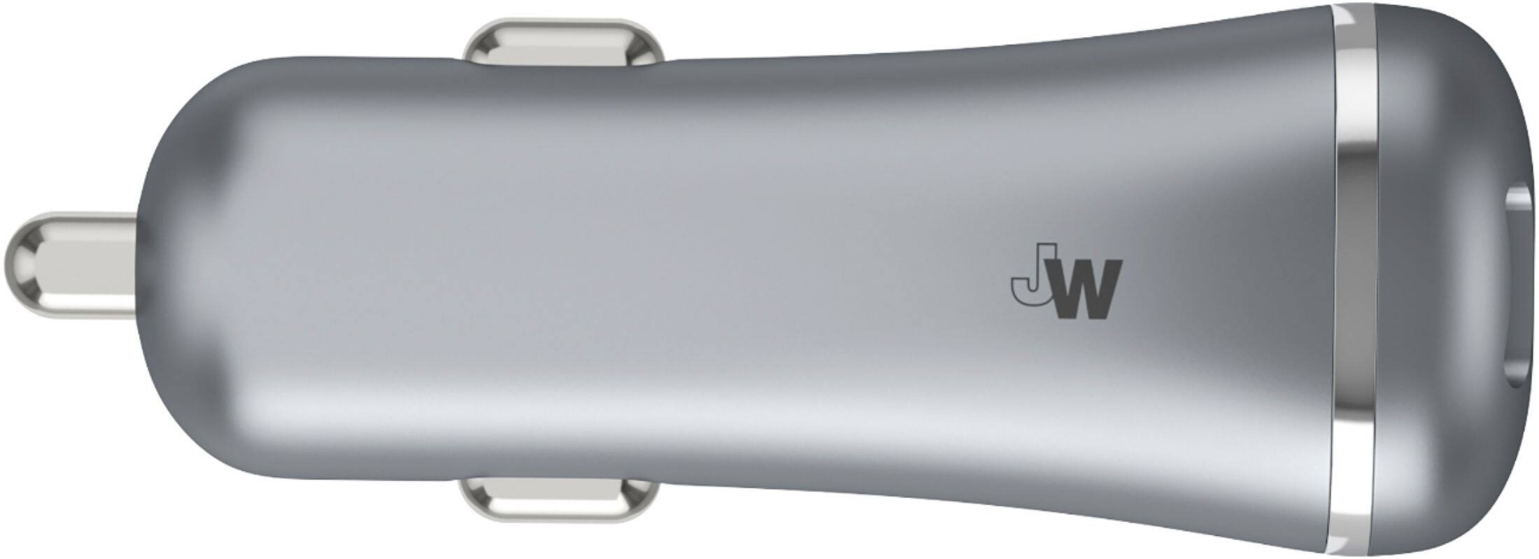 Alt View 13. Just Wireless - Vehicle Charger - Slate Gray.