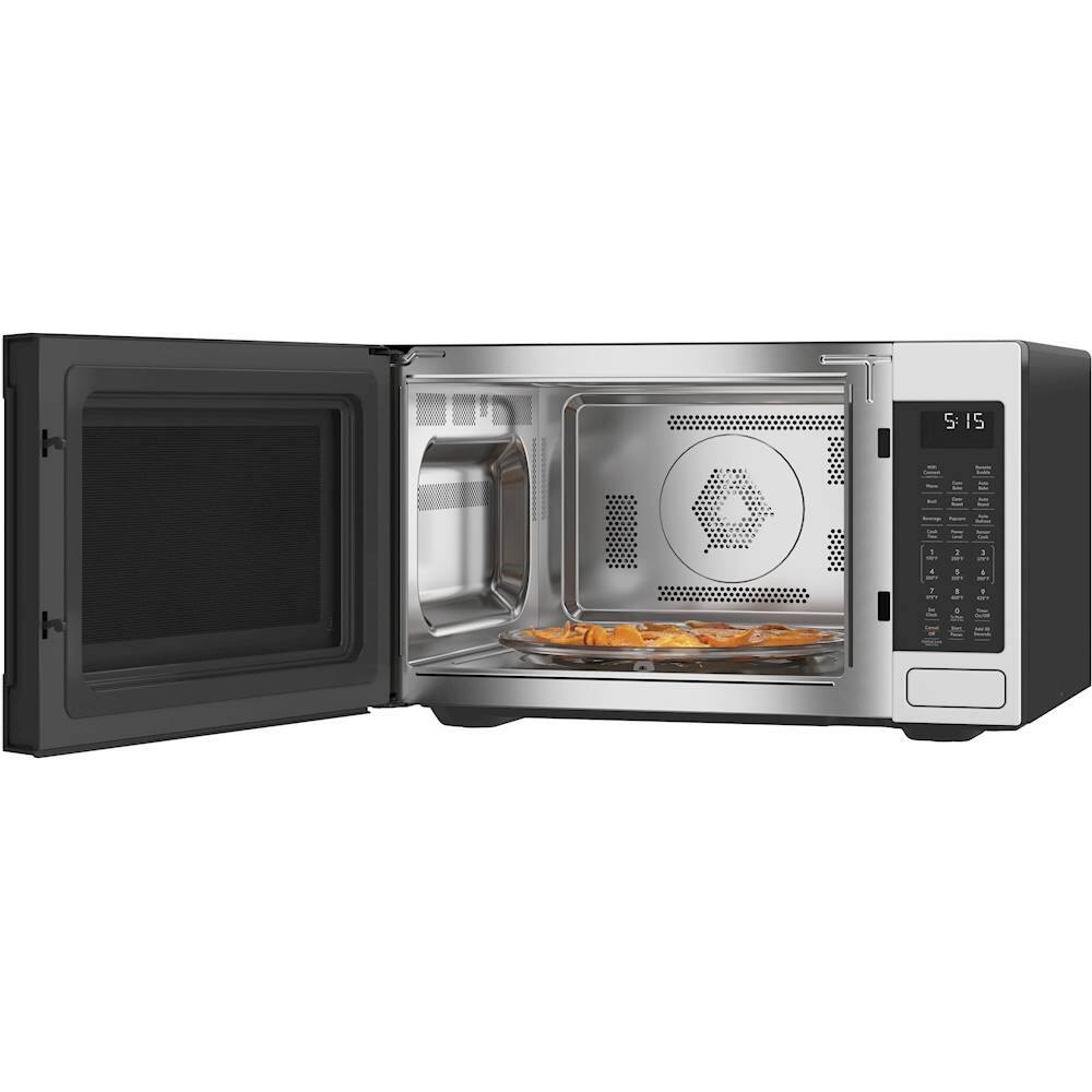 Alt View 12. Café - 1.5 Cu. Ft. Convection Microwave with Sensor Cooking, Customizable - Matte White.