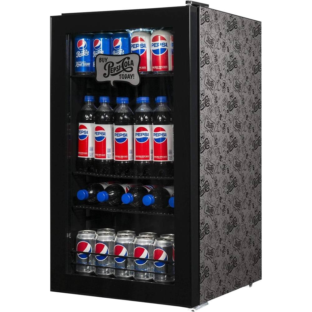 Pepsi - 126-Can Beverage Cooler - Black - RTBShopper.com