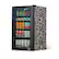 Alt View 14. NewAir - 126-Can Beverage Cooler with “Beers of the World” Custom Wrap, Glass Door, Custom, SplitShelf and 7 Temperature Settings - Black.