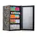 Alt View 15. NewAir - 126-Can Beverage Cooler with “Beers of the World” Custom Wrap, Glass Door, Custom, SplitShelf and 7 Temperature Settings - Black.