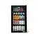 Angle. NewAir - 126-Can Beverage Cooler with “Beers of the World” Custom Wrap, Glass Door, Custom, SplitShelf and 7 Temperature Settings - Black.