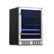 Alt View Zoom 13. NewAir - 20 Bottle and 70 Can Dual Zone Wine and Beverage Fridge in Stainless Steel with SplitShelf™ and Smooth Rolling Shelves - Stainless Steel.