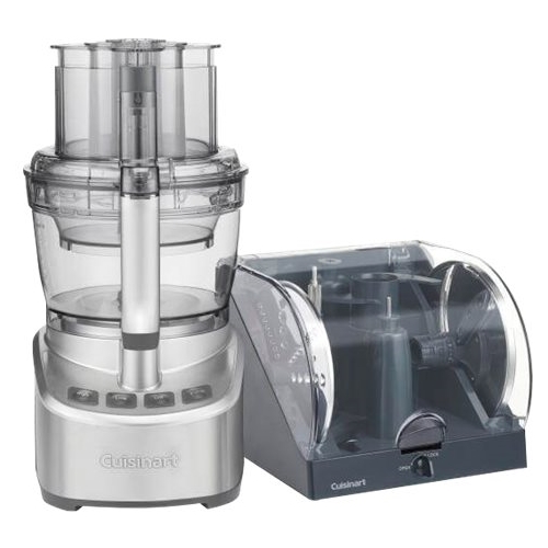 Left View: Breville - Sous Chef 1-Speed Food Processor - Brushed Aluminum