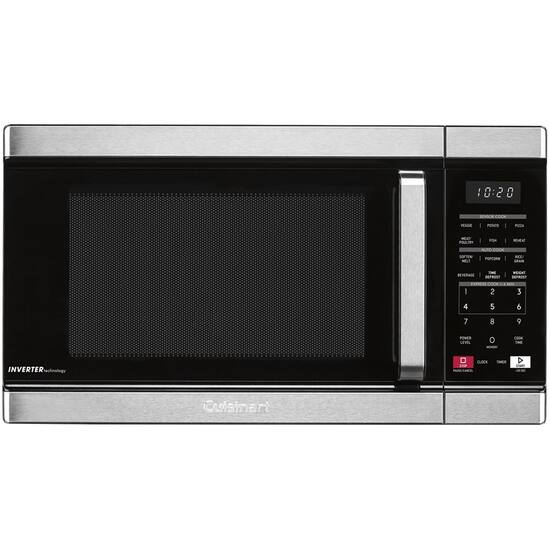Cuisinart 1.1 Cu. Ft. Microwave with Sensor Cooking Black Stainless