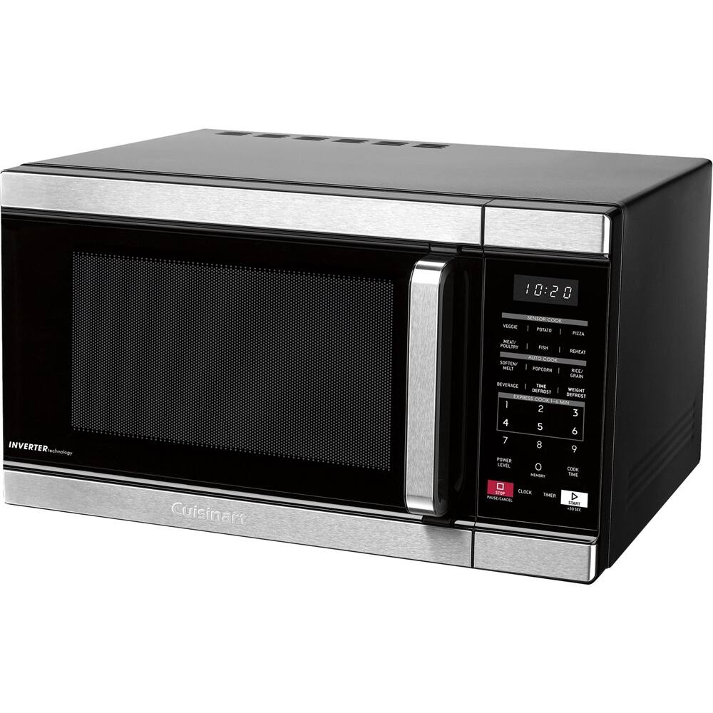 Alt View 11. Cuisinart - 1.1 Cu. Ft. Microwave with Sensor Cooking - Black Stainless Steel.