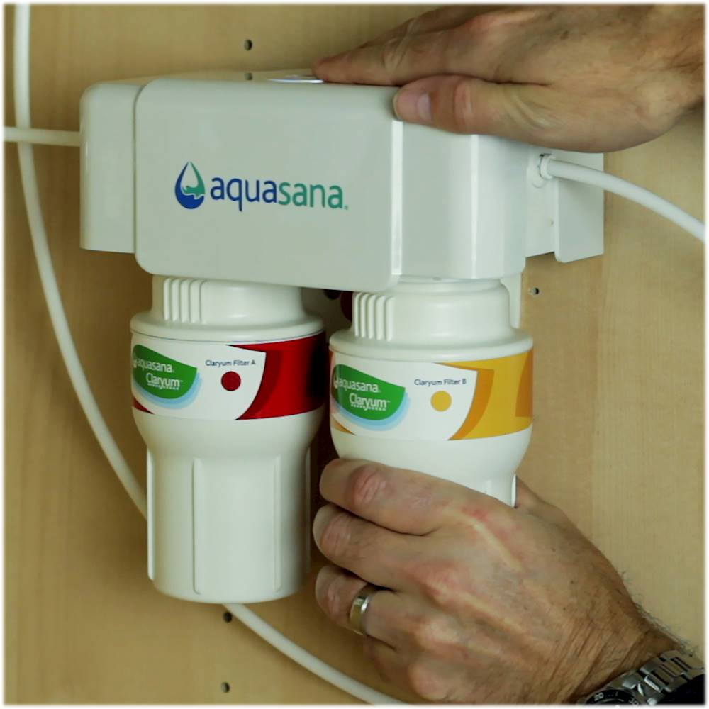 Aquasana Replacement Filter Cartridges for 2-Stage Under Sink Water Filtration System 