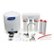Alt View Zoom 12. Aquasana - OptimH2O Reverse Osmosis + Clayrum 3-Stage Under Sink Water Filter System with Dedicated Faucet - Brushed Nickel.