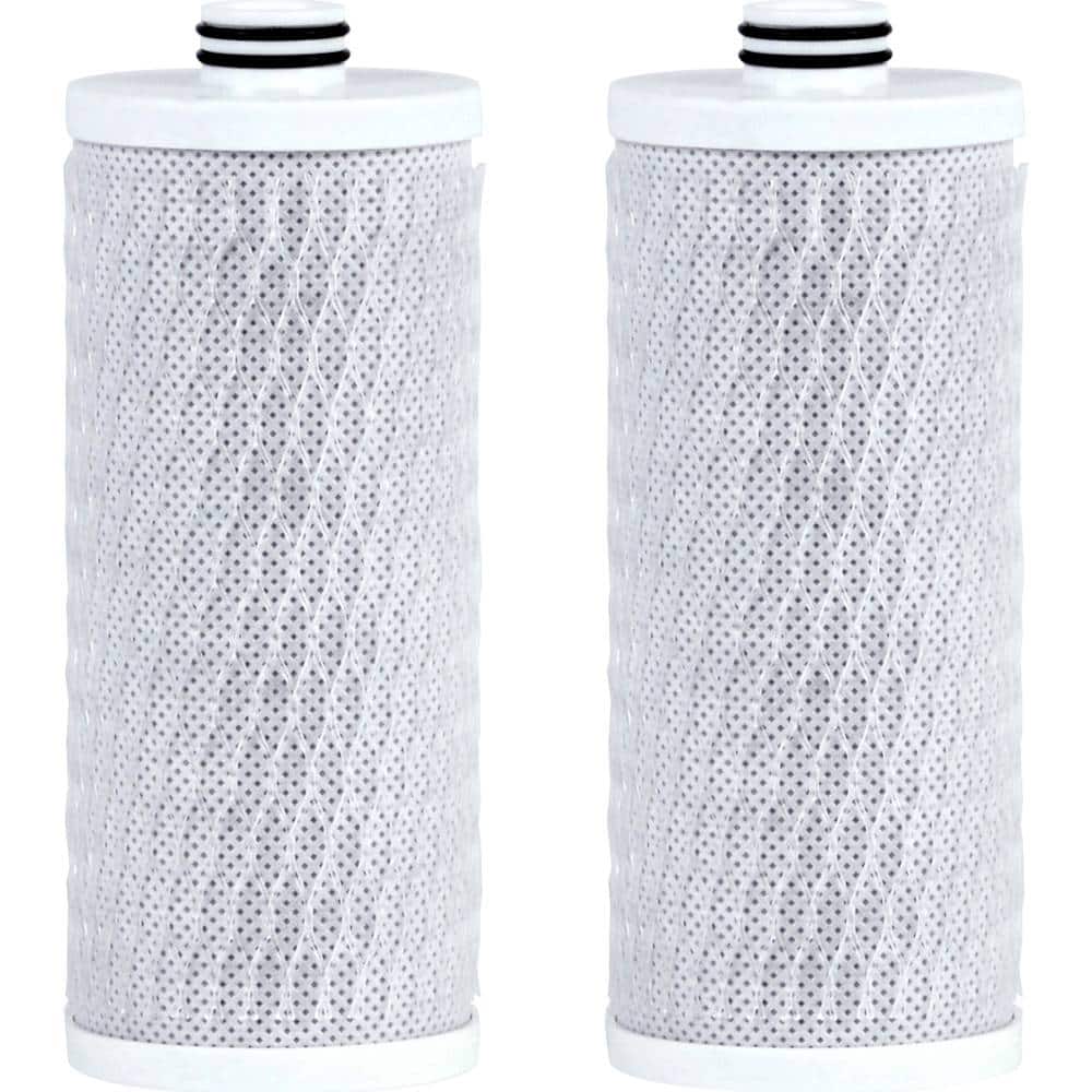 Front. Aquasana - Replacement Filter for Select Aquasana Clean Water Machine (2-Pack) - White.