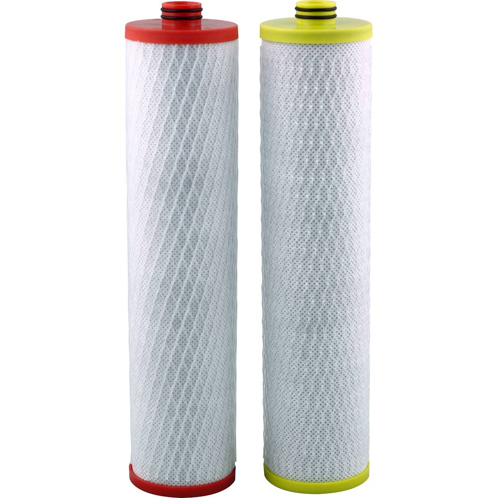 Stage 1 and 3 Replacement Filters for Aquasana OptimH2O Reverse Osmosis + Claryum 3-Stage Under Sink Water Filter System - White