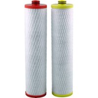 Stage 1 and 3 Replacement Filters for Aquasana OptimH2O Reverse Osmosis + Claryum 3-Stage Under Sink Water Filter System - White - Front_Zoom