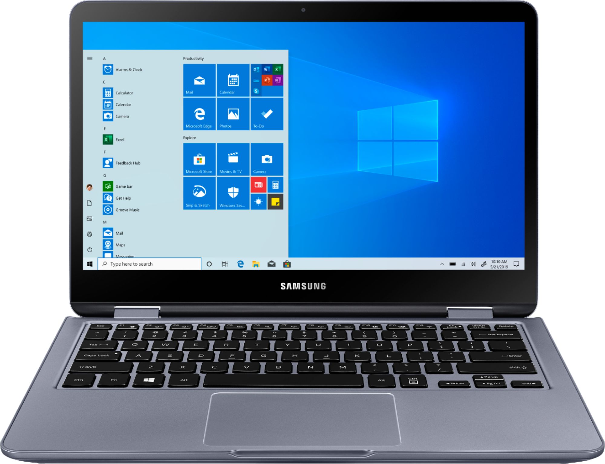 Samsung - Notebook 7 Spin 2-in-1 13.3" Touch-Screen Laptop - Intel Core i5 - 8GB Memory - 512GB Solid State Drive - Stealth Silver