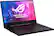 Angle. ASUS - ROG GU502GV 15.6" Gaming Laptop - Intel Core i7 - 16GB Memory - NVIDIA GeForce RTX 2060 - 1TB SSD + Optane.