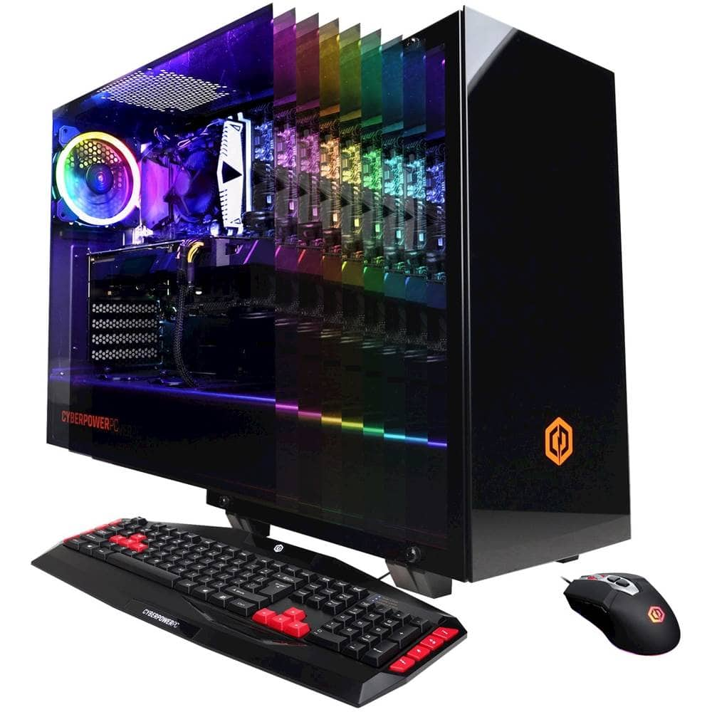 Best Buy: CyberPowerPC Gaming Desktop Intel Core i7-9700K 16GB Memory ...