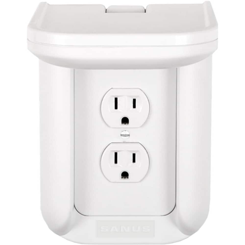 Front. Sanus - Outlet Shelf for Sonos One, PLAY:1 - White.