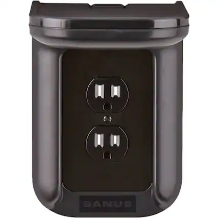 Front. Sanus - Outlet Shelf for Sonos One, PLAY:1 - Black.