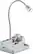 Alt View 11. Adesso - LED Desk Lamp with USB Port Plus Storage - White/Brushed Steel.