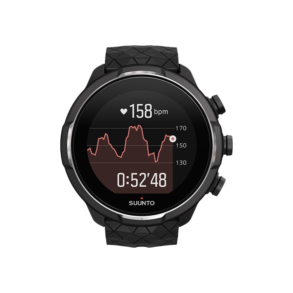 Maori pinion Charles Keasing SUUNTO 9 Titanium Outdoor/Sports Adventure Tracking Connected Watch with  GPS/HR Black SS050145000 - Best Buy