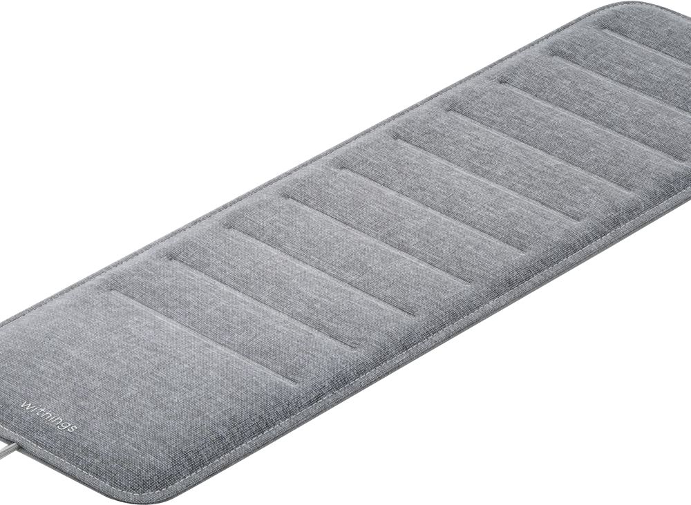 Angle View: BlanQuil - 15 lb - Basic Weighted Blanket - Gray