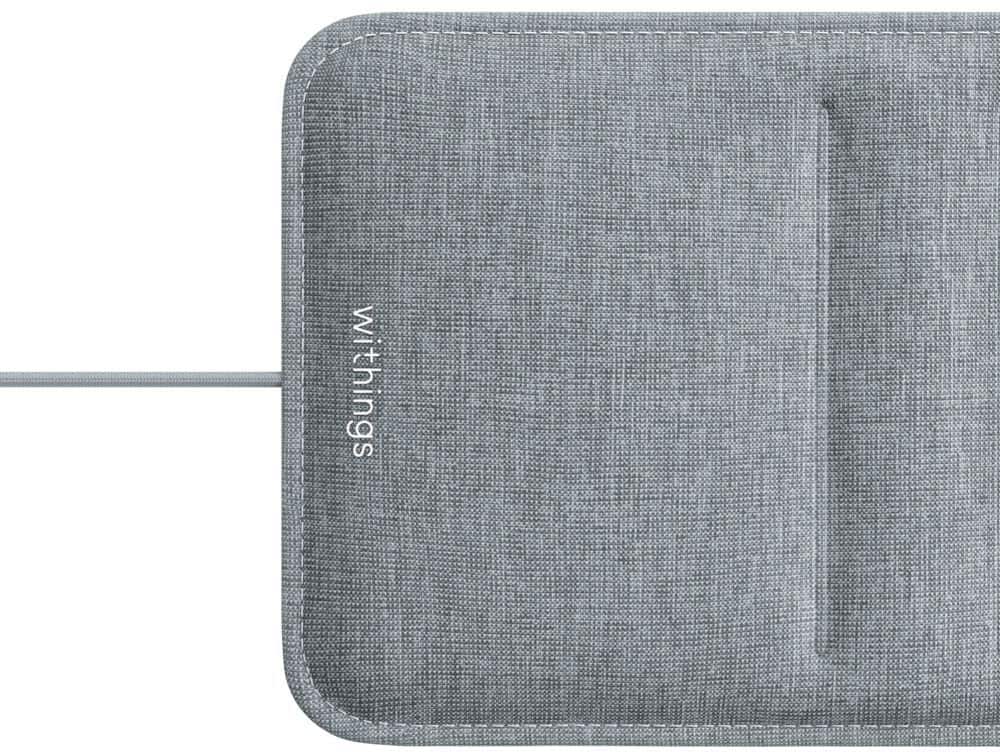 Alt View 12. Withings - Sleep Tracking Mat - Gray.