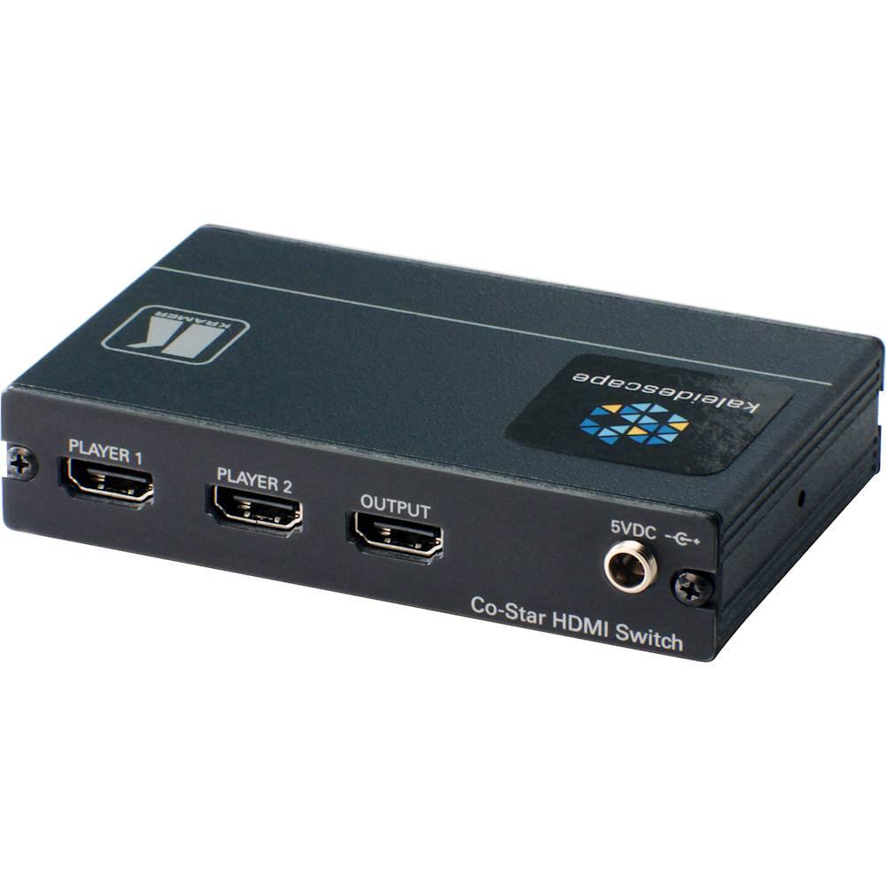 Alt View 12. Kaleidescape - Co-Star HDMI Switch with 4K and HDR Pass-Through - Black.