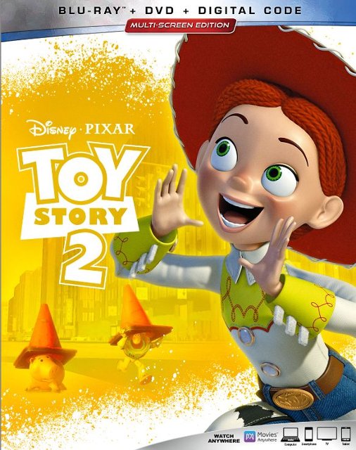 Front Standard. Toy Story 2 [Includes Digital Copy] [Blu-ray/DVD] [1999].
